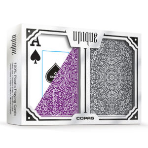 COPAG UNIQUE plastic poker playing cards Double Deck Set