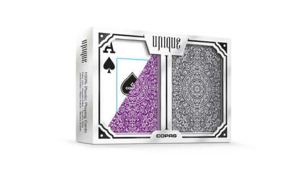 COPAG UNIQUE plastic poker playing cards Double Deck Set